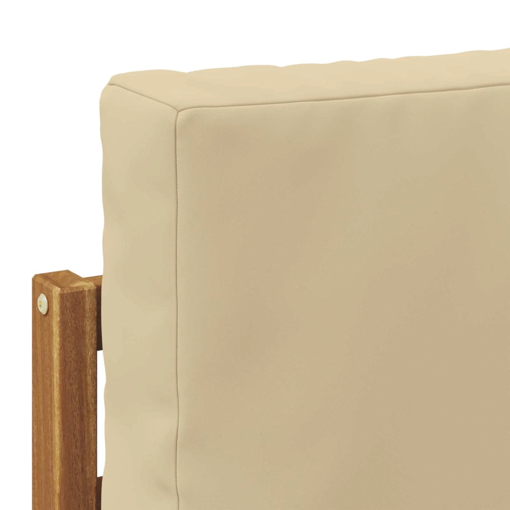 Set di divani da esterno con cuscino 6 pcs Naturale e Beige 3373523