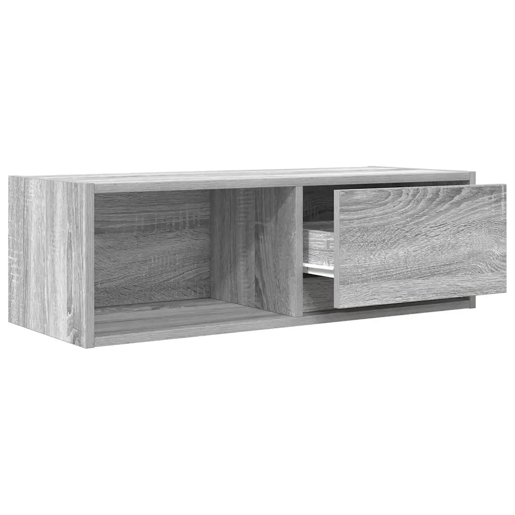 Mobile Porta TV Grigio Sonoma 80x31x25,5 cm Legno Multistrato 861464