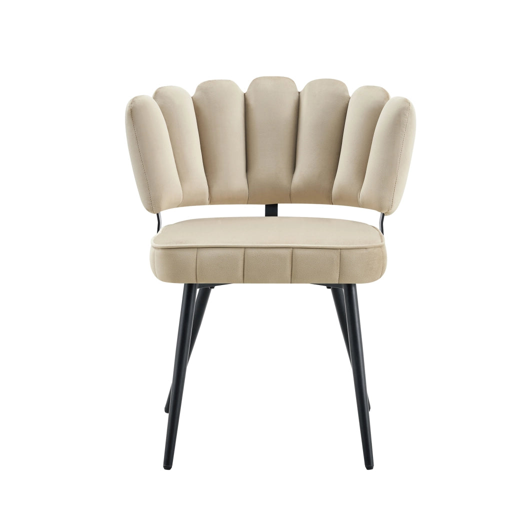 Set tavolo e 2 sedie 60 cm noce e nero; MDF e velluto - schienale a petalo