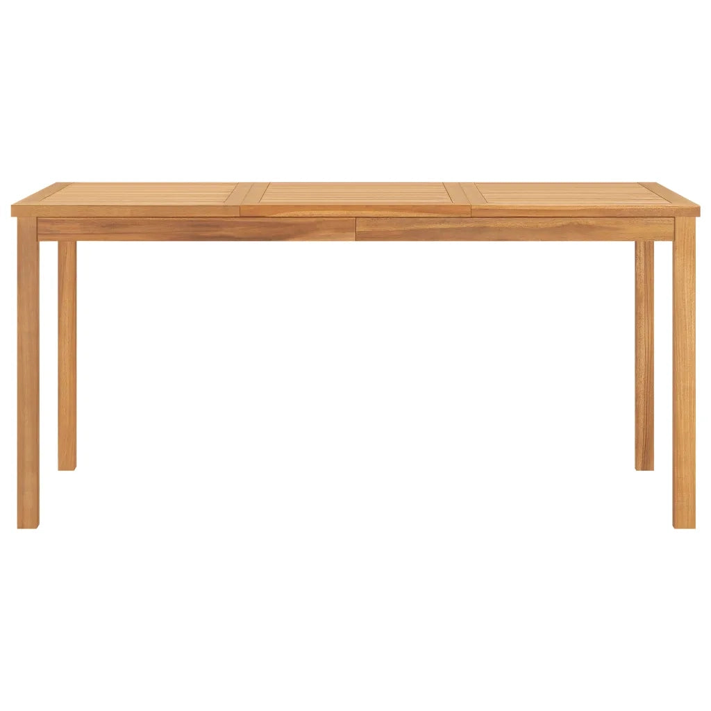 Set da Pranzo per Giardino 5 pz in Legno Massello di Teak 3157917