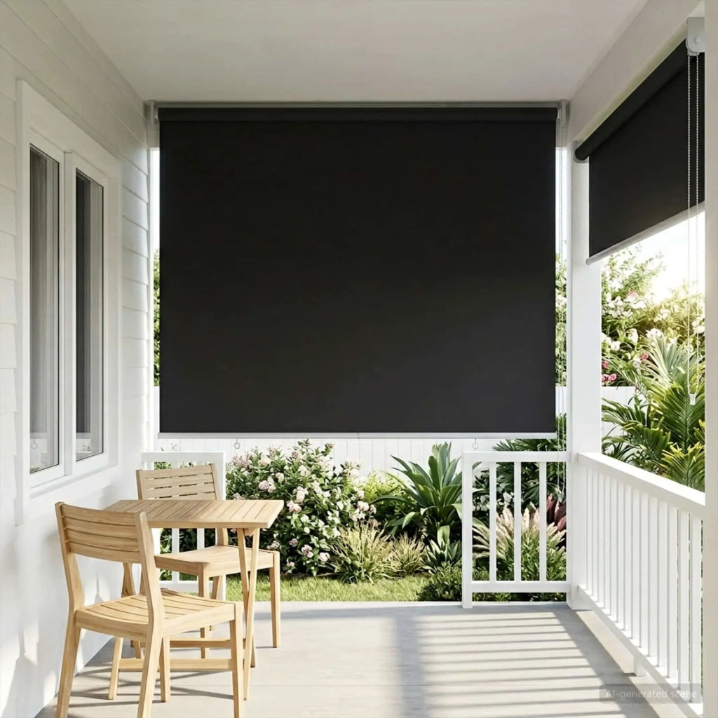 Voletta a rullo | Tenda a rullo con protezione UV Antracite 140 x 230 cm