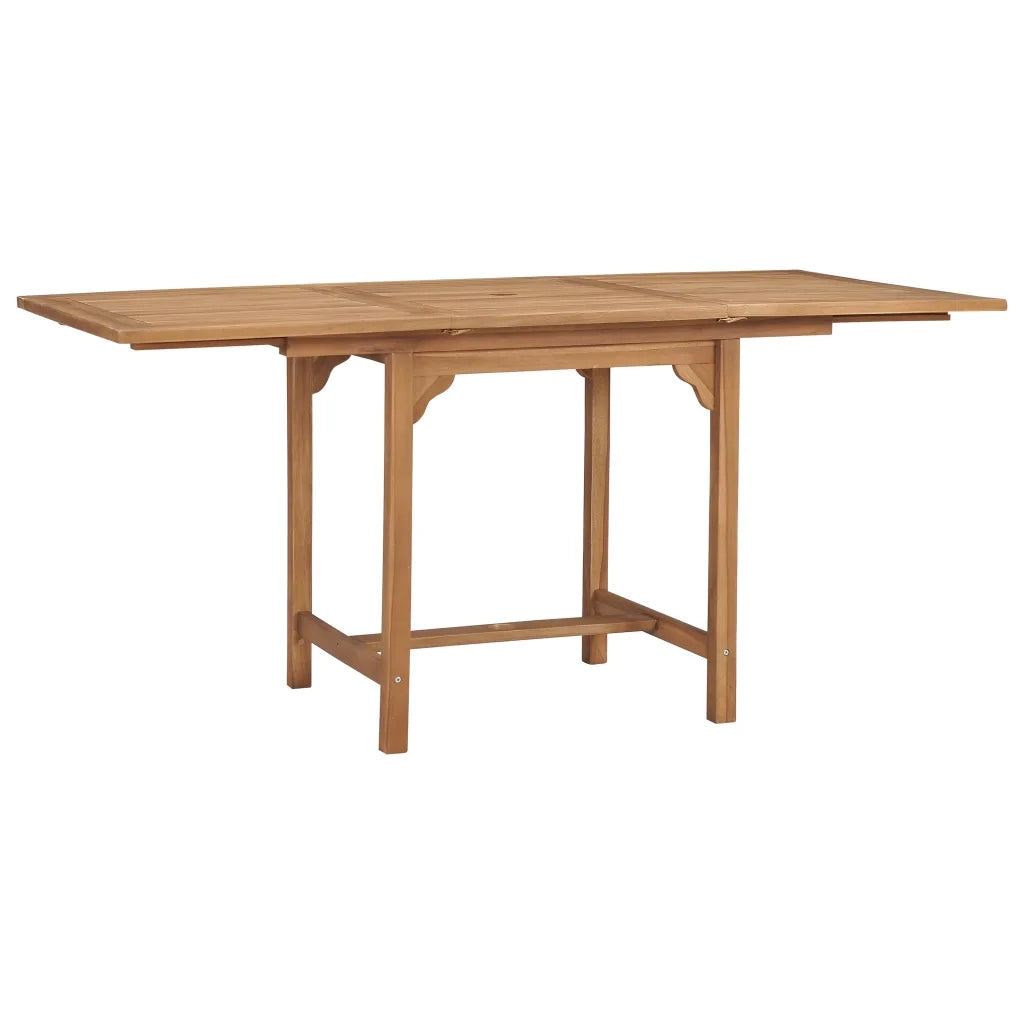 Tavolo da Giardino Estensibile (110-160)x80x75 cm Massello Teak 47420