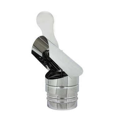 TERMINALE GALLO TONDO INOX- Diam. 200- DK- pezzi 1
