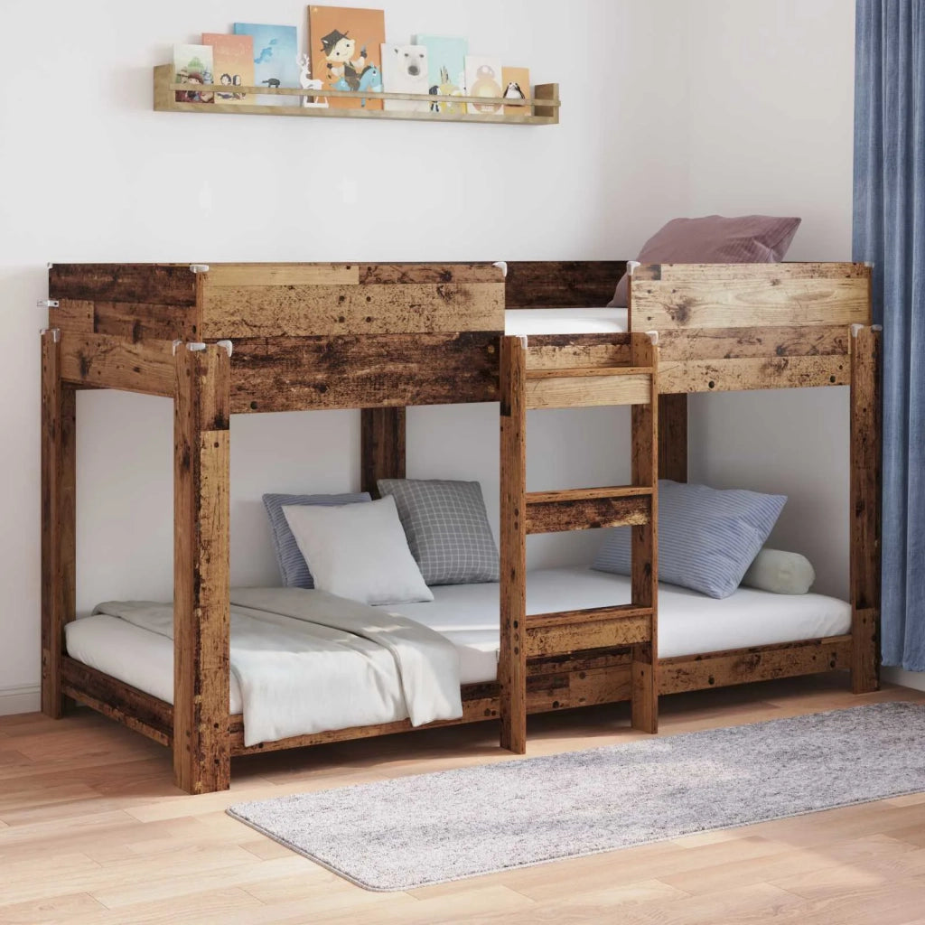 Letto a Castello per Bambini Legno vecchio 90 x 200 cm