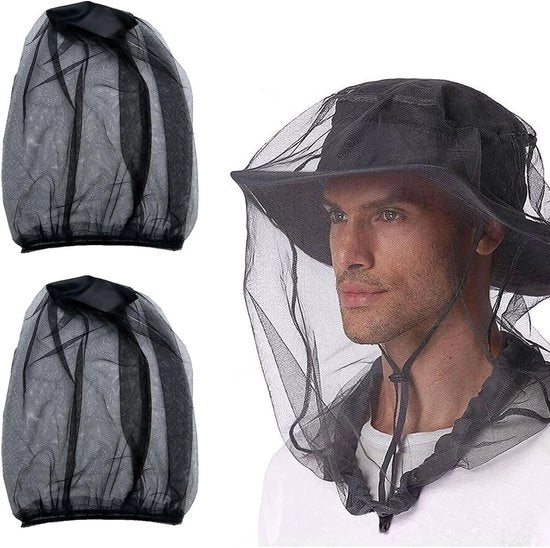 Cappello con rete per volto - 2 pezzi