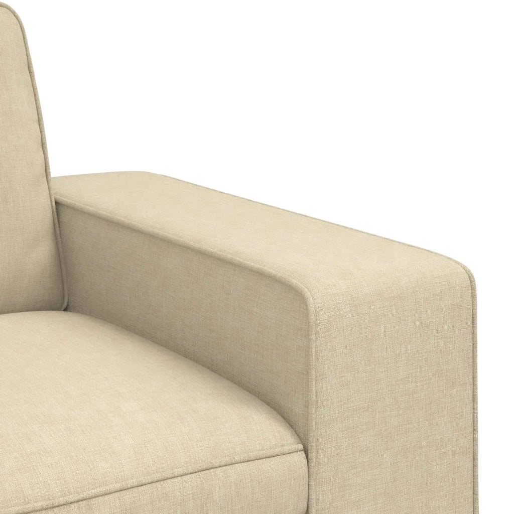 Set di divani 2 pcs Crema 162 x 80 x 82 cm Tessuto 3407505