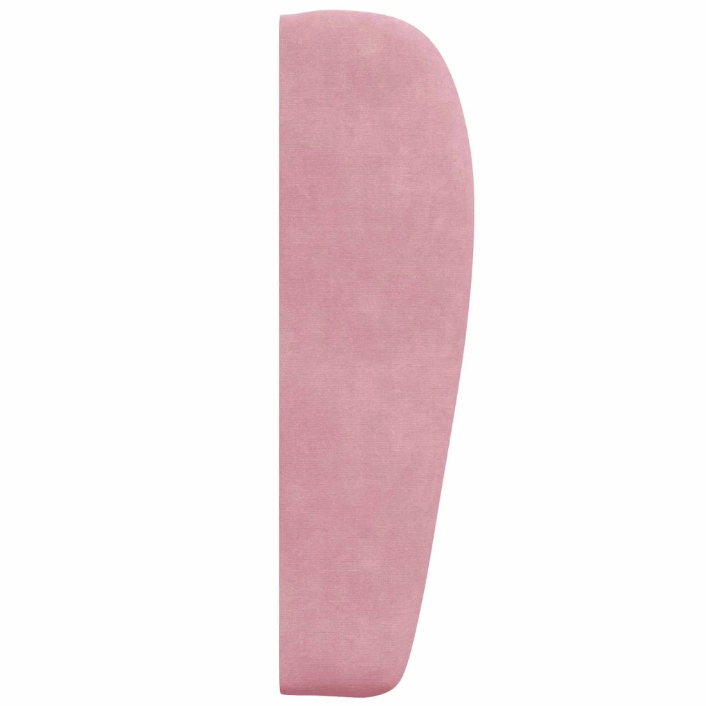 Orecchia della Testata Rosa 80 x 23 x 6 cm Velluto 346575