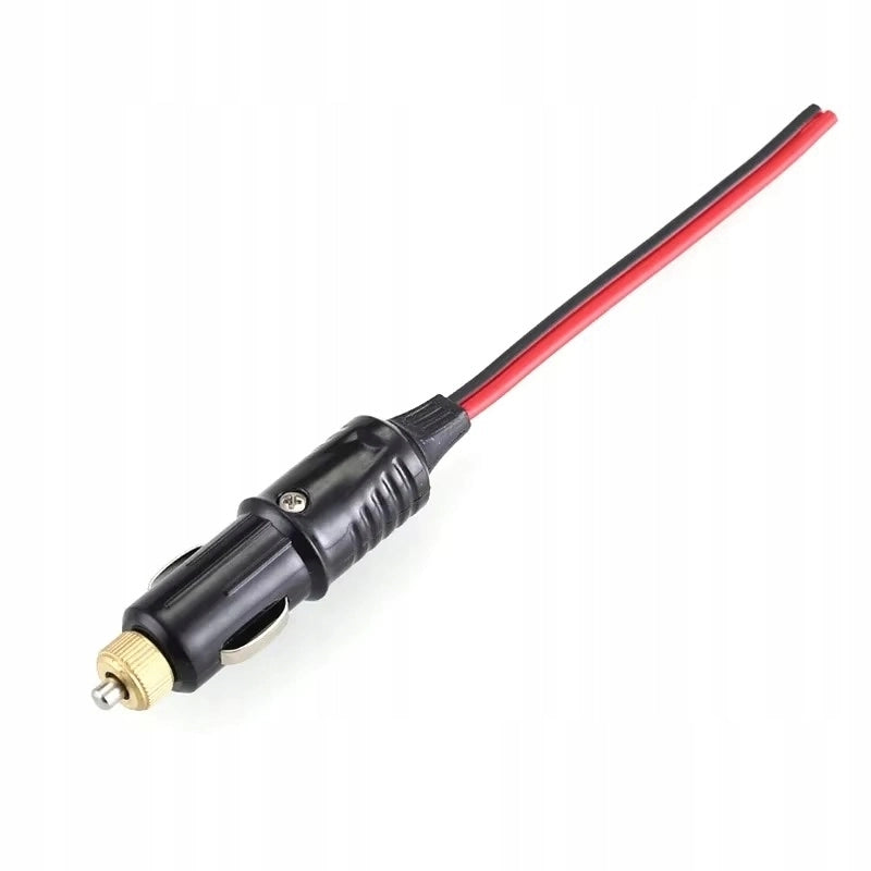 Spina Accendisigari Auto 12/24V 20A con Fusibile – Alta Qualità, Plastica Resistente | Dimensioni 75x20 mm, Peso 23 g