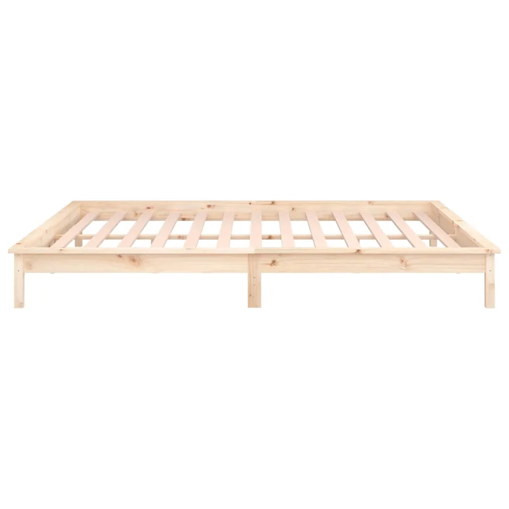 Giroletto con LED-Struttura Letto 120x190 cm Small Double in Legno Massello 872761