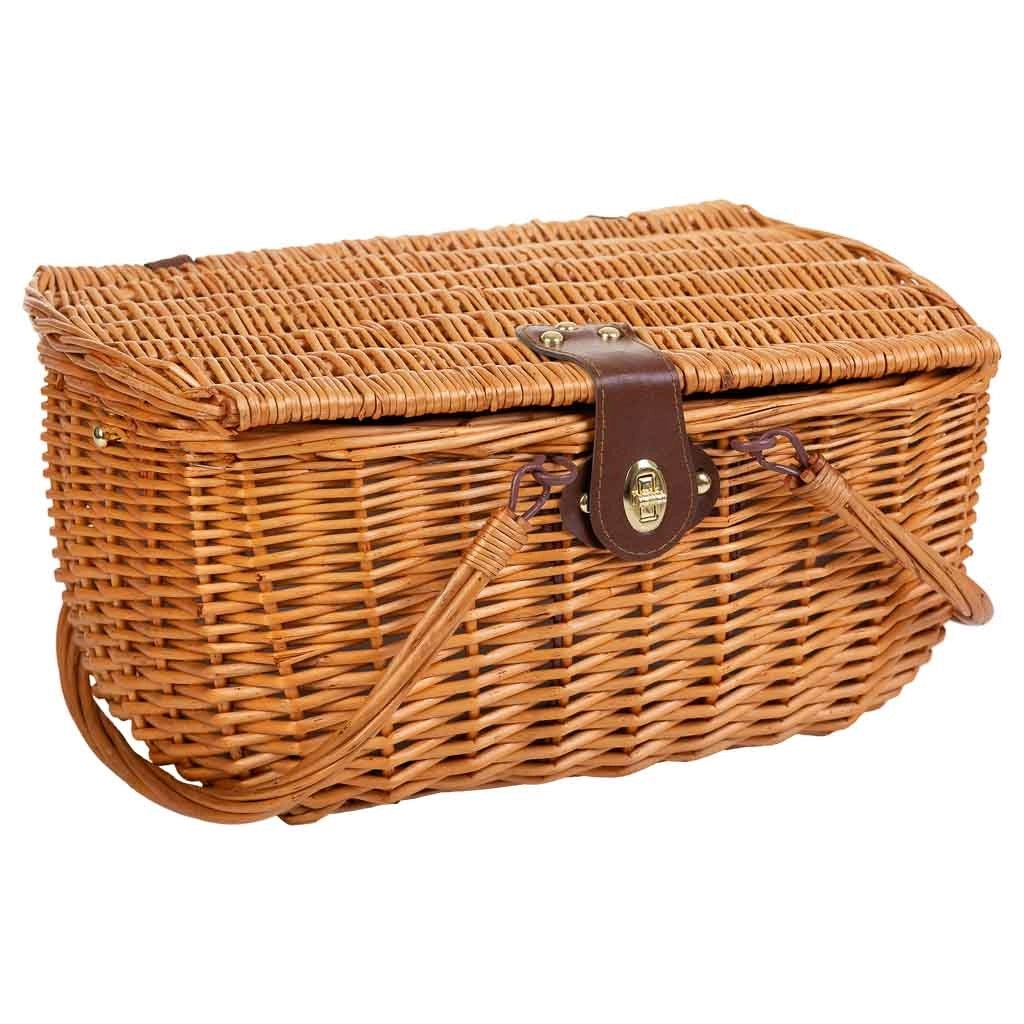 Cesto picnic rosso 40x28x22