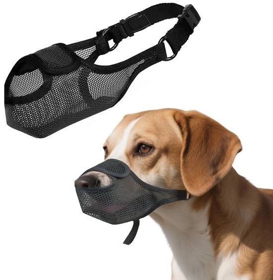 Custodia per cani XXL - Adattabile - Respira liberamente - Protezione contro il abbaiamento - Addestramento - Resistente allo shock.