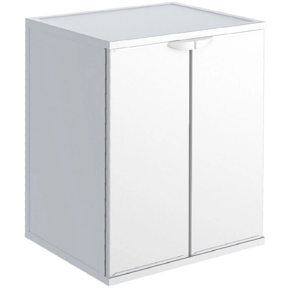 1pz kit coprilavatrice resina cm 66x568x88h bianco cod:ferx.13942
