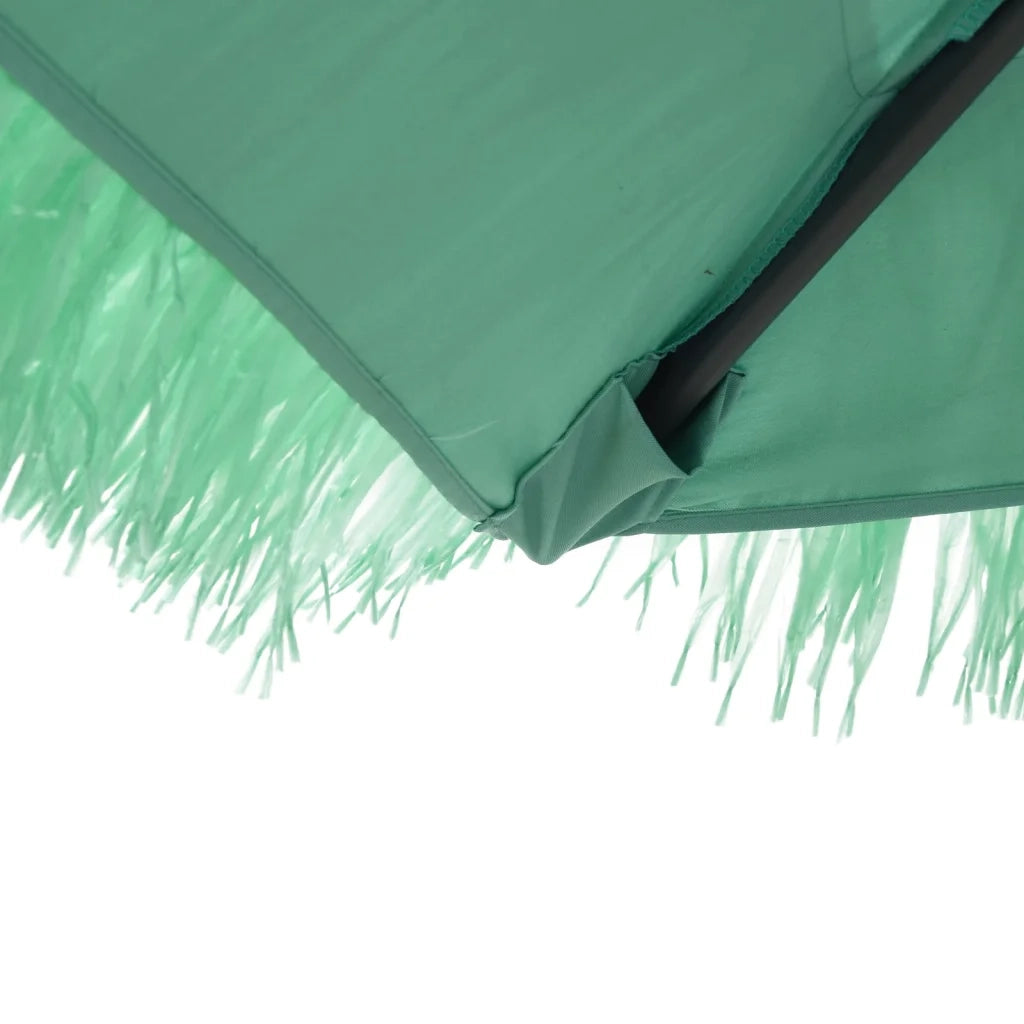 Ombrellone Giardino con Palo in Acciaio Verde 388x388x248 cm 4005115
