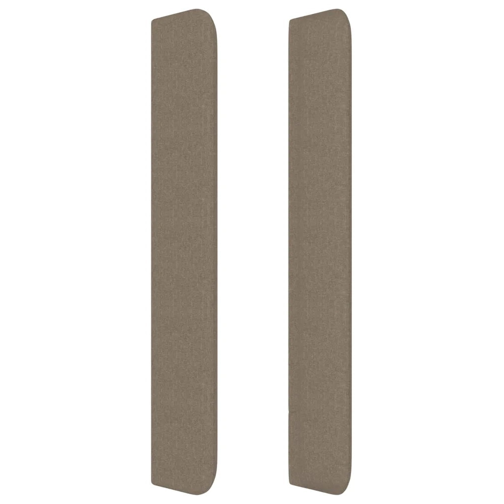 Testiera ad Orecchio Tortora 147x16x118/128 cm in Tessuto 3119722