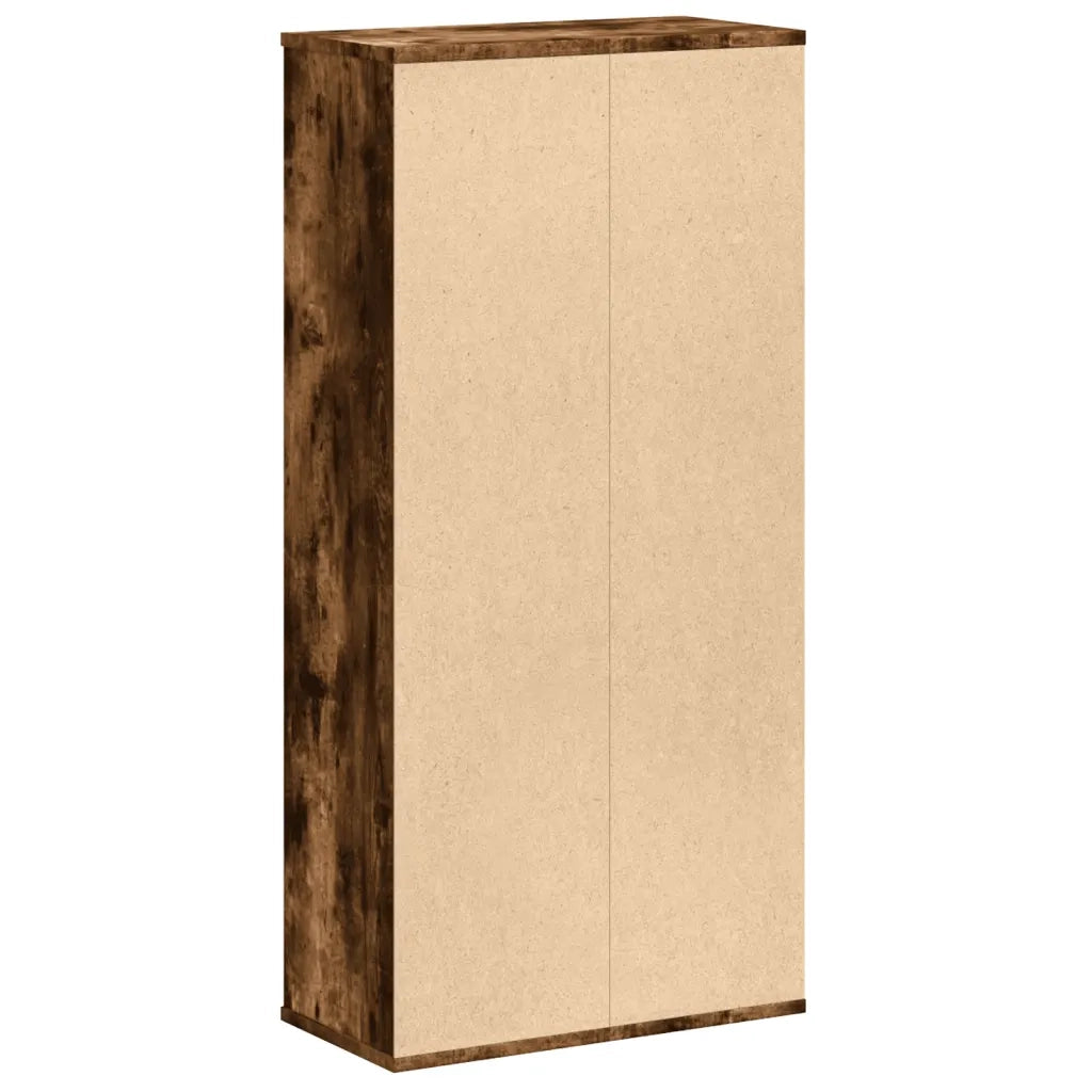 Libreria Rovere Fumo 50x25x105 cm in Legno Multistrato 852793
