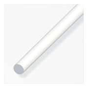 Stecca per Binario a Pacchetto Steccato - Tondino in Plexiglass, Colore Bianco, Diametro 6mm, Lunghezza 80cm, Materiale in Nylon