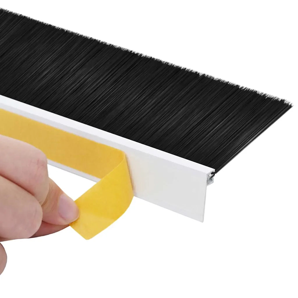 Spazzole per porte autoadesive 2 pz Bianco 100 cm CFW5490165