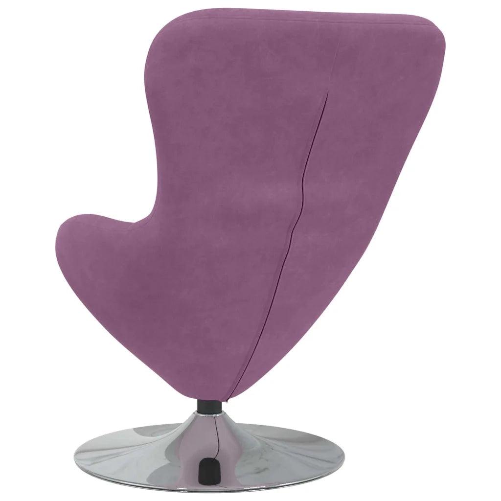 Poltrona | Sedia Relax uovo Viola Velluto