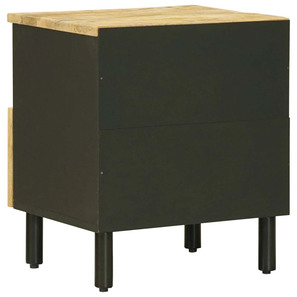 Comodino 2 pcs Marrone 40 x 33 x 46 cm Legno di mango massello 4018851