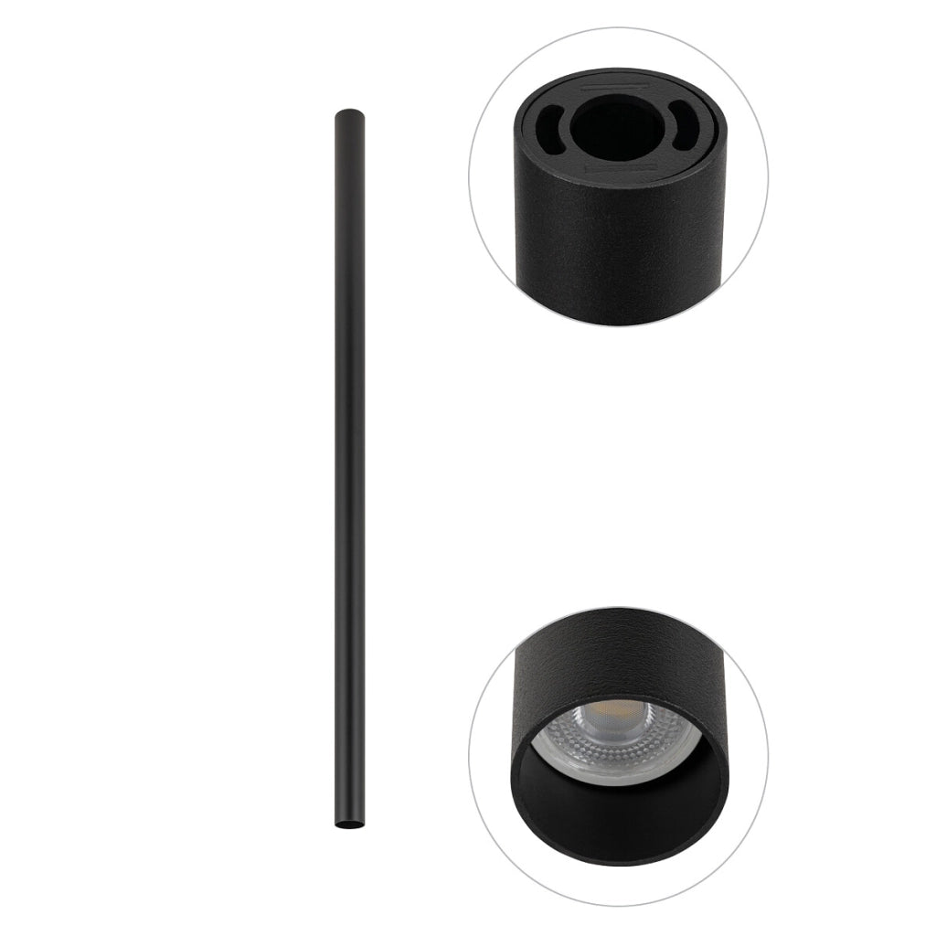 Nowodvorski FOURTY spot da soffitto GU10 nero 10823