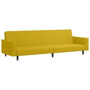 Divano letto | Sof¨¤ letto | Letto singolo a 2 Posti Giallo in Velluto