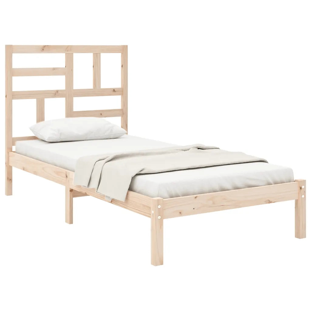 Giroletto-Struttura Letto in Legno Massello 90x200 cm 202230
