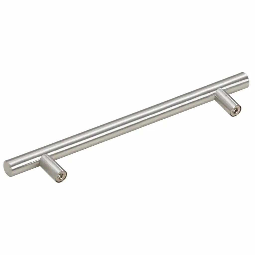 Poignées d'armoire 10 pcs argenté entraxe 160 mm longueur totale 224 mm acier inoxydable