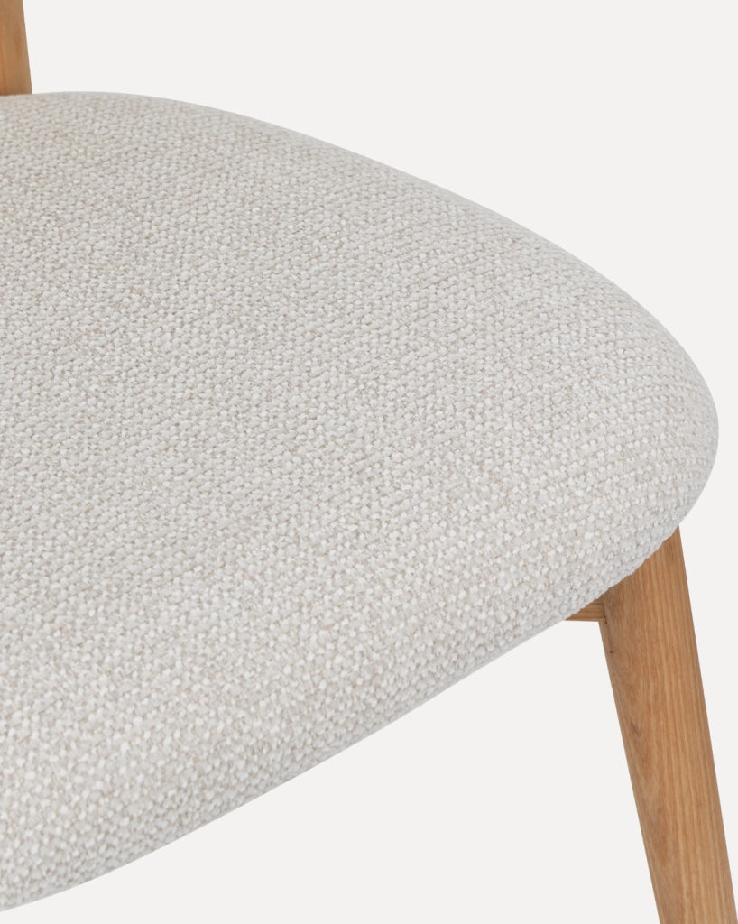 SEDIA Ergonomica 60x55x89 cm Legno Massello Naturale Set da 2 pezzi