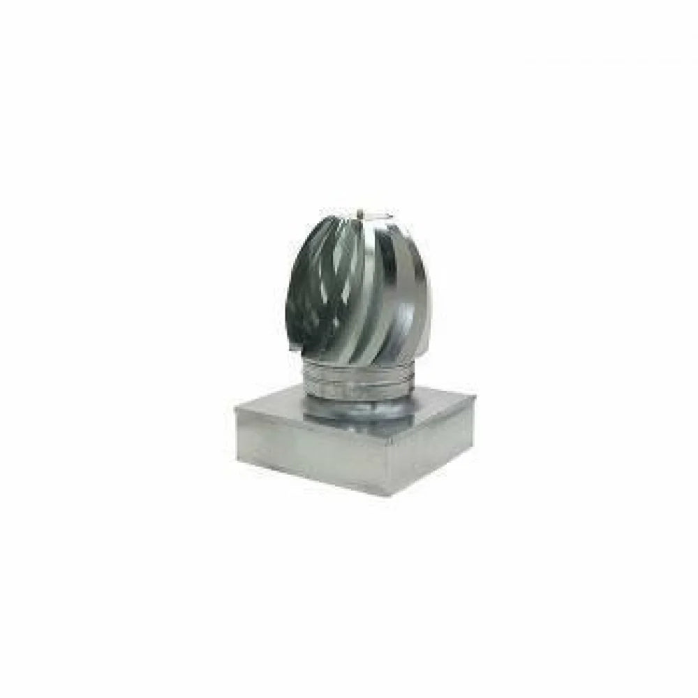 Cappello eolico zincato base qua dra 32x32 b08x9m655d