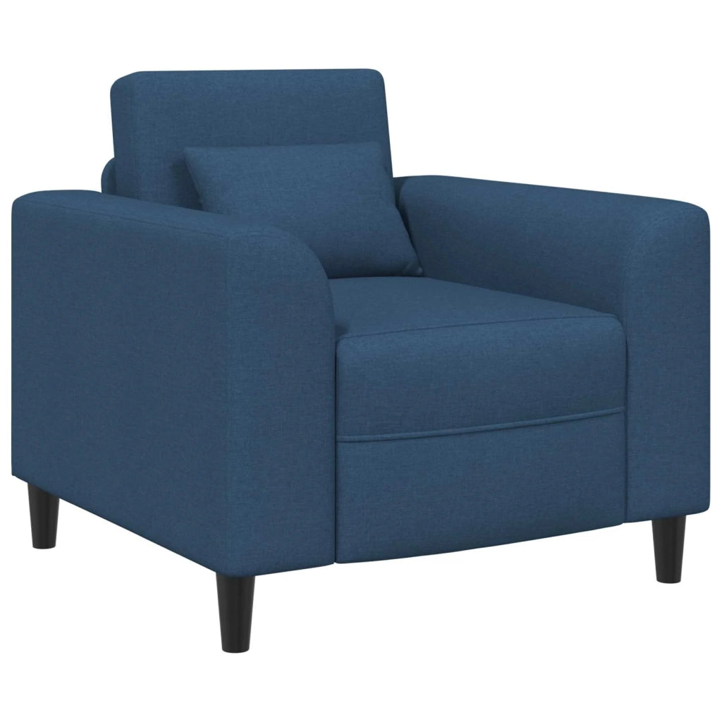 Poltrona Blu Tessuto 42042462