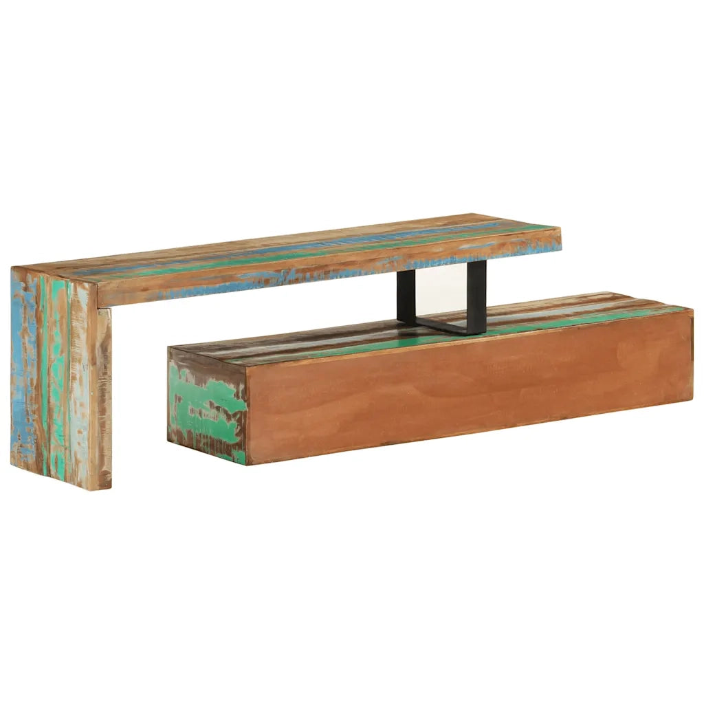 Mobile TV | Armadietto TV | Mobile Porta TV (118-200)x30x40 cm in Legno Massello di Recupero