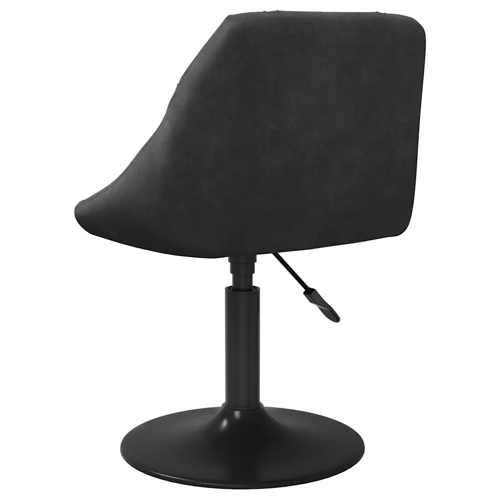 Sgabello da Bar Nero in Velluto 335313