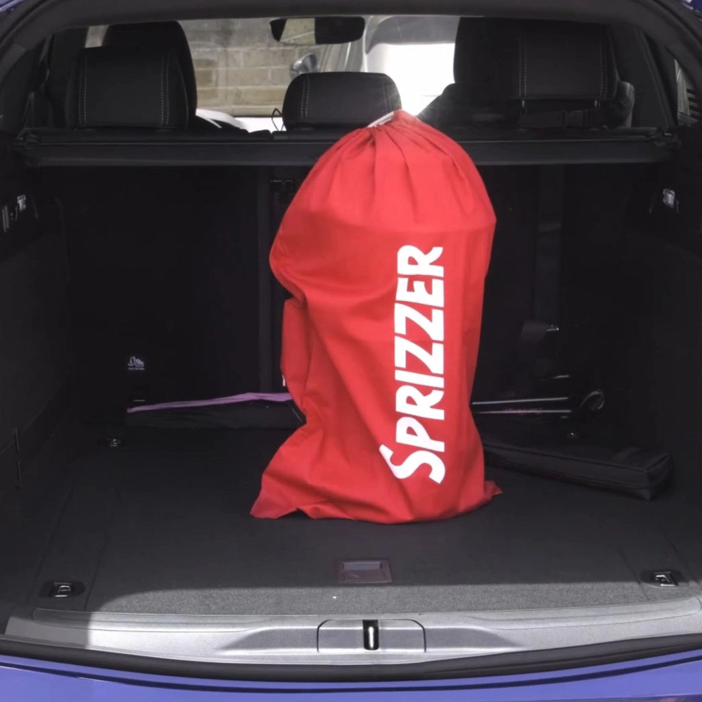 SPRIZZER Sacca in cotone rosso 100 lavabile per trasporto Sprizzer XL gia montato sicura e resistente SPRIZZER-SACCA-ROSSA