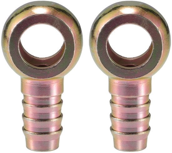 Set di 2 Adattatori di Connettore a Banjo 16mm ID e OD per Slanga