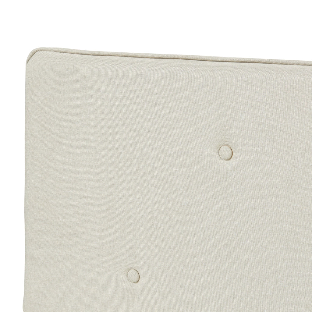 Testiera Letto Tokke Testata Imbottita da Parete 160x52 cm Beige [en.casa]