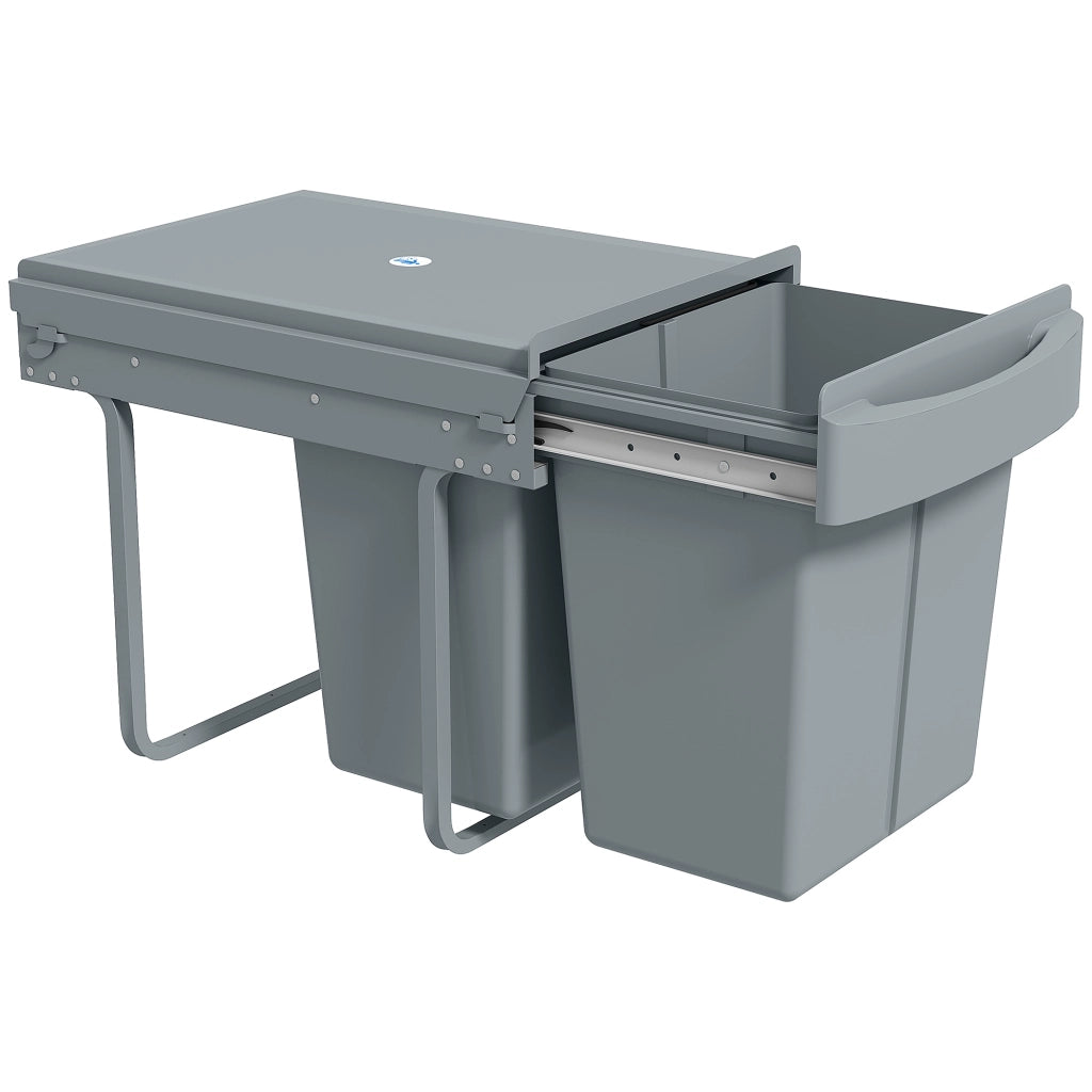 Cestino per rifiuti da cucina ¨C Zephmum ¨C Grigio 52x33.5x41cm