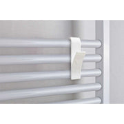 Gancio asciugamani per termoarredo B22 bianco