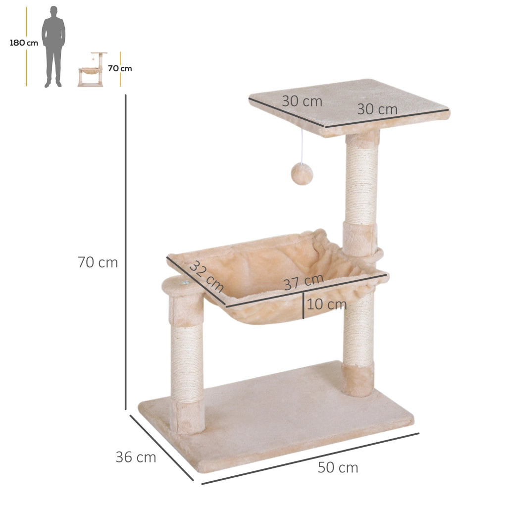 Tiragraffi per Gatti ¨C Minimal ¨C 70 cm, Beige