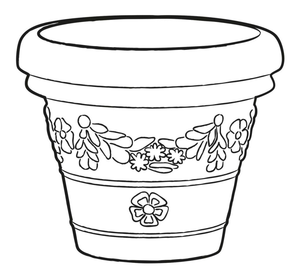 Vaso Ø60x53cm in Resina Tulli Festonato Classic 60 Anticato