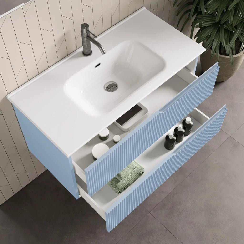 Composizione 4 pezzi VENERE azzurro tiffany
