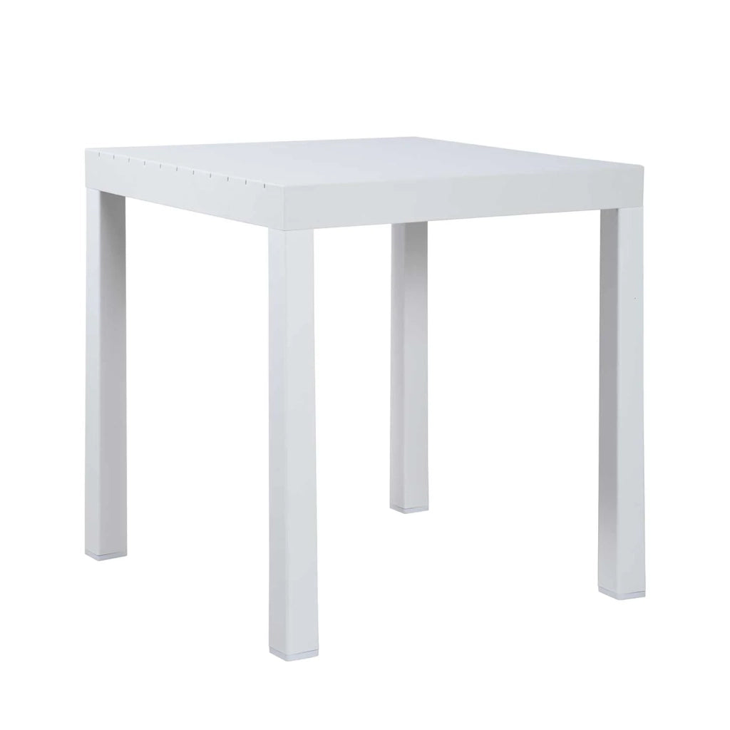 LÚZETE - TAVOLO DA GIARDINO ELVO BIANCO