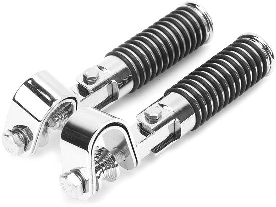 Accessori di Sostegno per Motocicletta - Braccio di Montaggio Robusto - Argento - Sostegni per Motocicletta Solida - Ideali per Motocicli - Adatti per 1 pollice e 1 1/4 pollice.