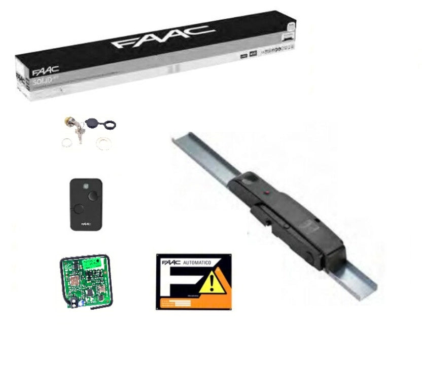 FAAC SOLID KIT SET AUTOMAZIONE PORTE BASCULANTI CONTRAPPESI GARAGE AUTOMATICO