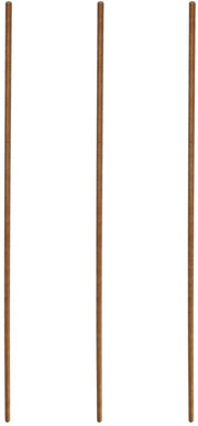 Set di viti a vite in rame - M3 x 250 mm - 0,5 mm di spaziatura - 3 pezzi - colore dorato - set di viti a vite