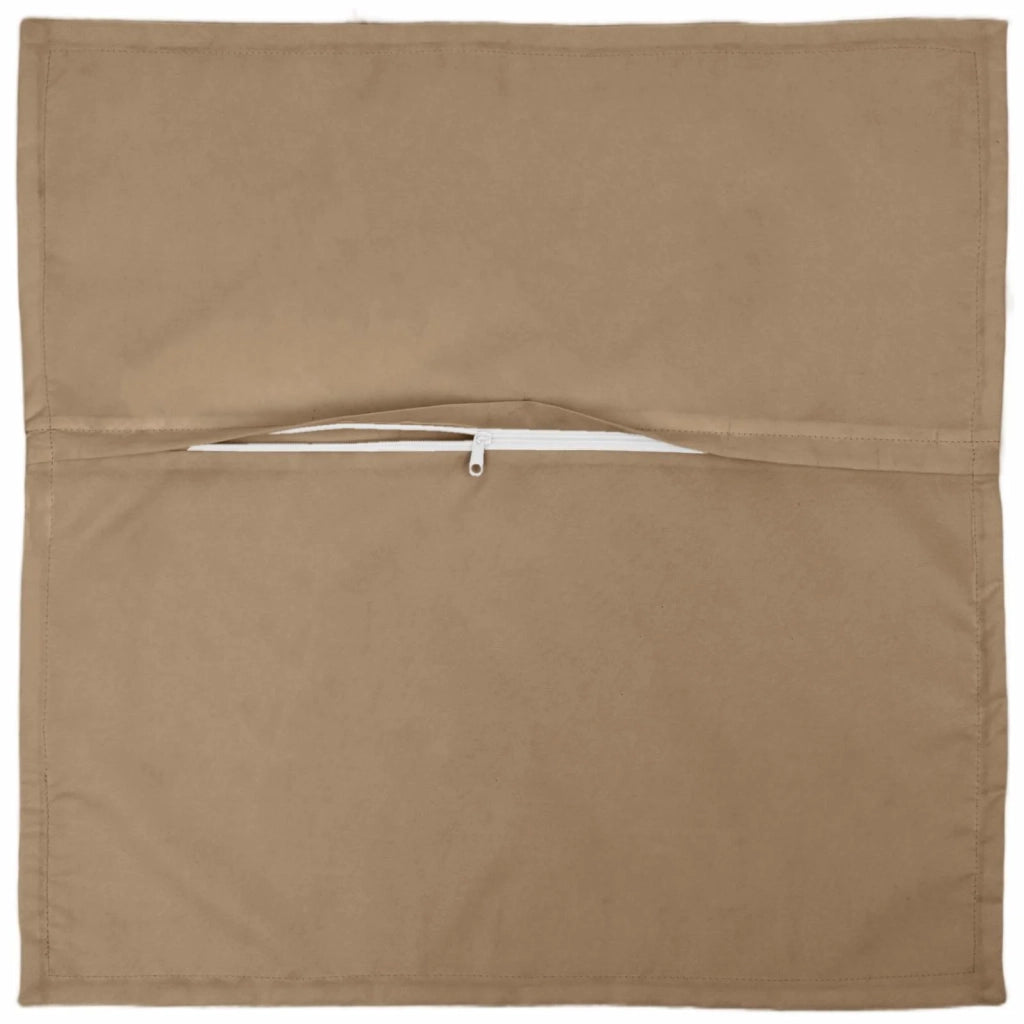 Federa 12 pz HOUTEN Tortora 40 x 40 cm Poliestere 916938