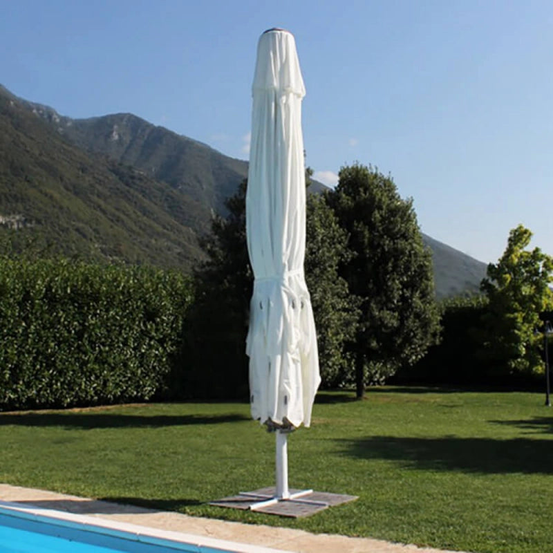 OMBRELLONE GIOVE P/C BIANCO 5 X 5