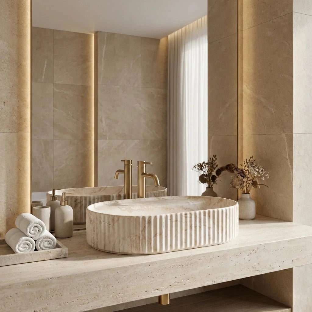 Lavabo Da Appoggio Rea Marcela 60 Saturn