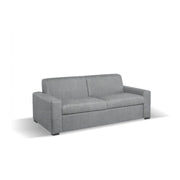 Divano Letto 3 Posti 199 x 98 x 84 cm Grigio con Apertura Roller e Materasso 140 x 190 cm Flash