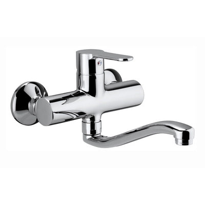 MISCELATORE MONOC. LAVELLO A MURO LINEA BLU- Cromo- PAFFO- pezzi 1