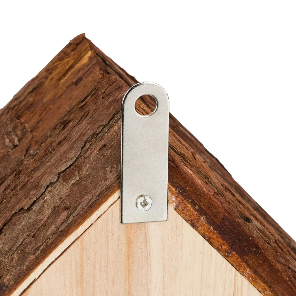 Hotel per insetti rifugio sospeso giardino 25 x 15 x 15 cm pratico per coccinelle in legno marrone 13_0015187